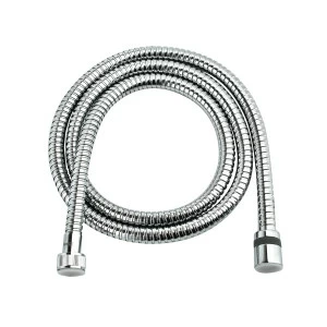 LE8030S Душевой шланг двухзагибный 1,5 м, сталь хромированная, пакет с подвесом LEMARK