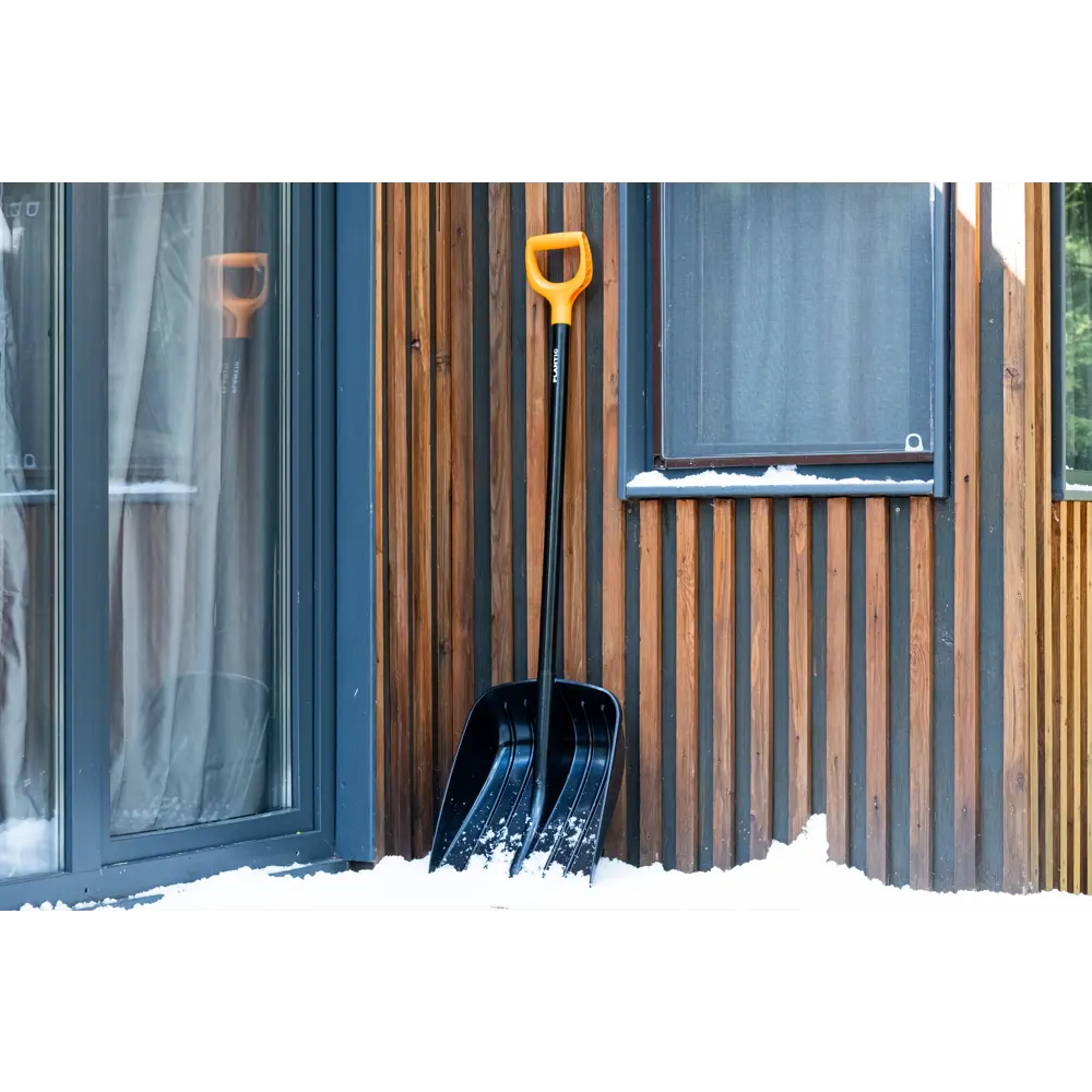 Лопата для уборки снега Plantic Snow 12003-01 35.5x133 см с деревянным черенком STLM-2117331 - Вид №10