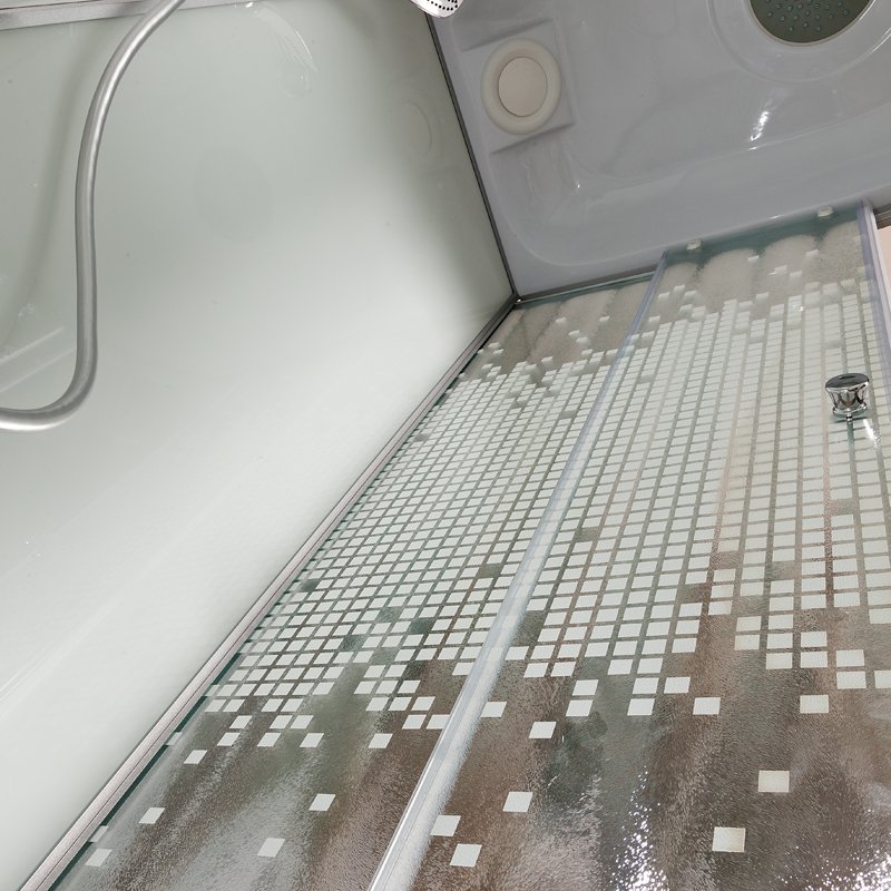 BМ1510 N с гидромассажем BLACK Душевая кабина DETO Серия ВМ L 920 R с гидромассажем - Вид №11