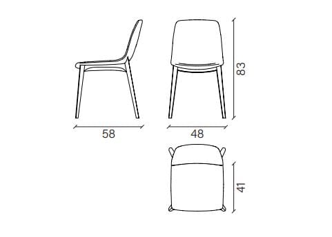Кожаный стул Devina Nais Кельн ARCH-00091561 - Вид №2