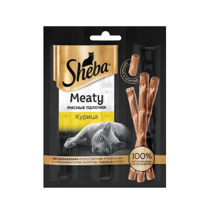 ПР0057667 Лакомство для кошек палочки из курицы 12г SHEBA