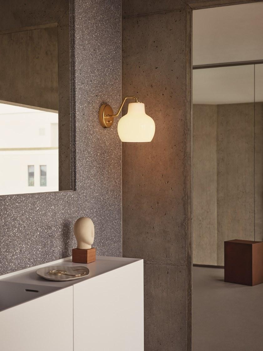 Louis Poulsen Бра с прямым светом из опалового стекла Vl ring crown sun-id-1474520 - Вид №10