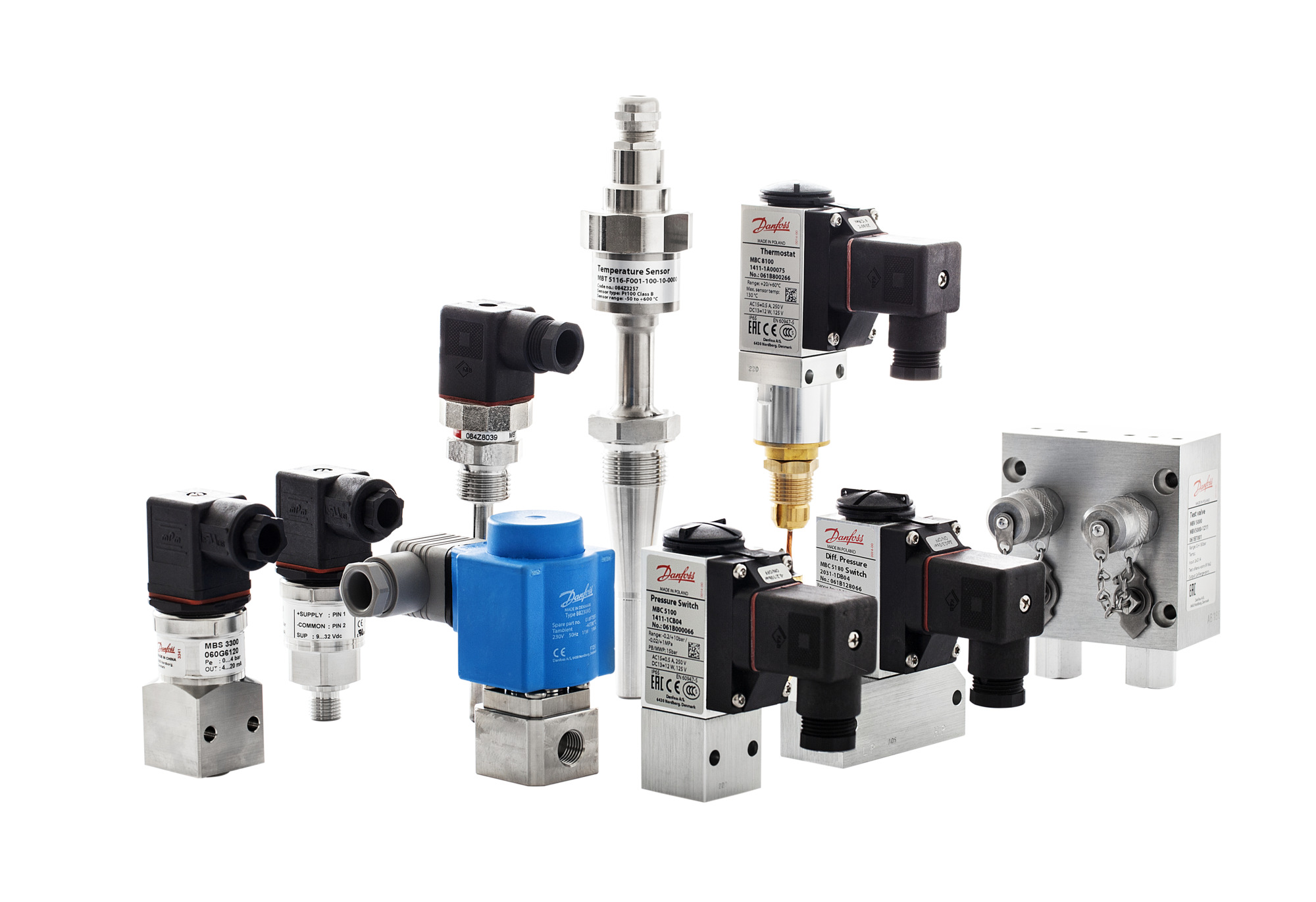 Danfoss MBT5250 — термопреобразователи сопротивления платиновые со сменным чувствительным элементом MBT 5250 Термопреобразователь сопрот-ия 084Z8139  - Вид №21