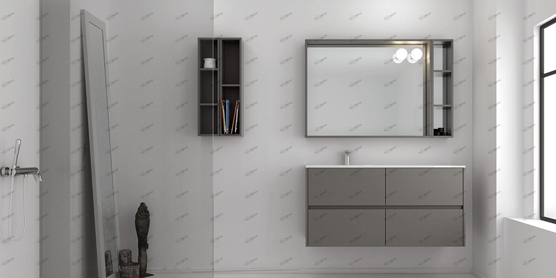 Модуль с 4 ящиками ST739 Inbani Strato