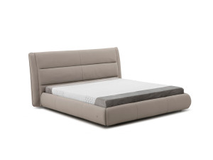 Кожаная мягкая кровать