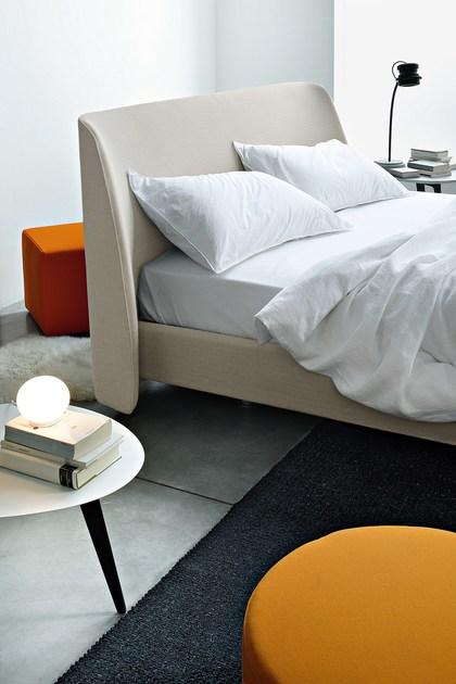 Lema Двуспальная кровать из ткани с мягким изголовьем sun-id-1500474 - Вид №3