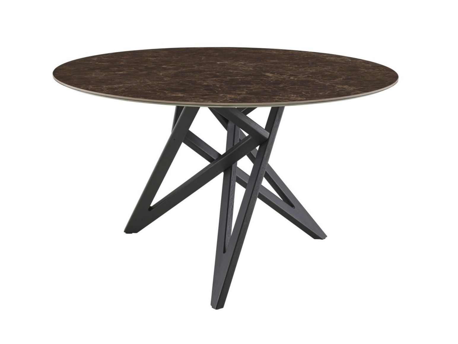 Круглый обеденный стол из каррарского мрамора Ligne Roset ENNÉA ARCH-00023628 - Вид №4