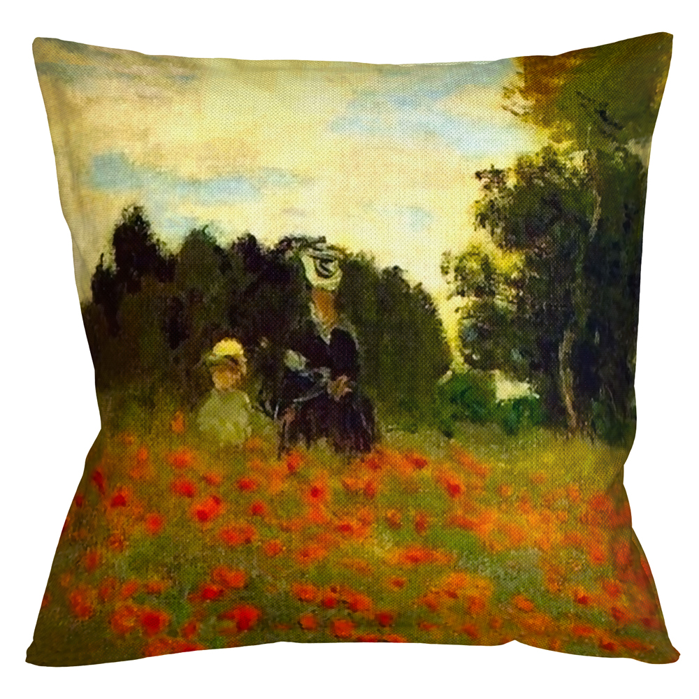 4113114 Арт-подушка «Маковое поле» Object Desire 