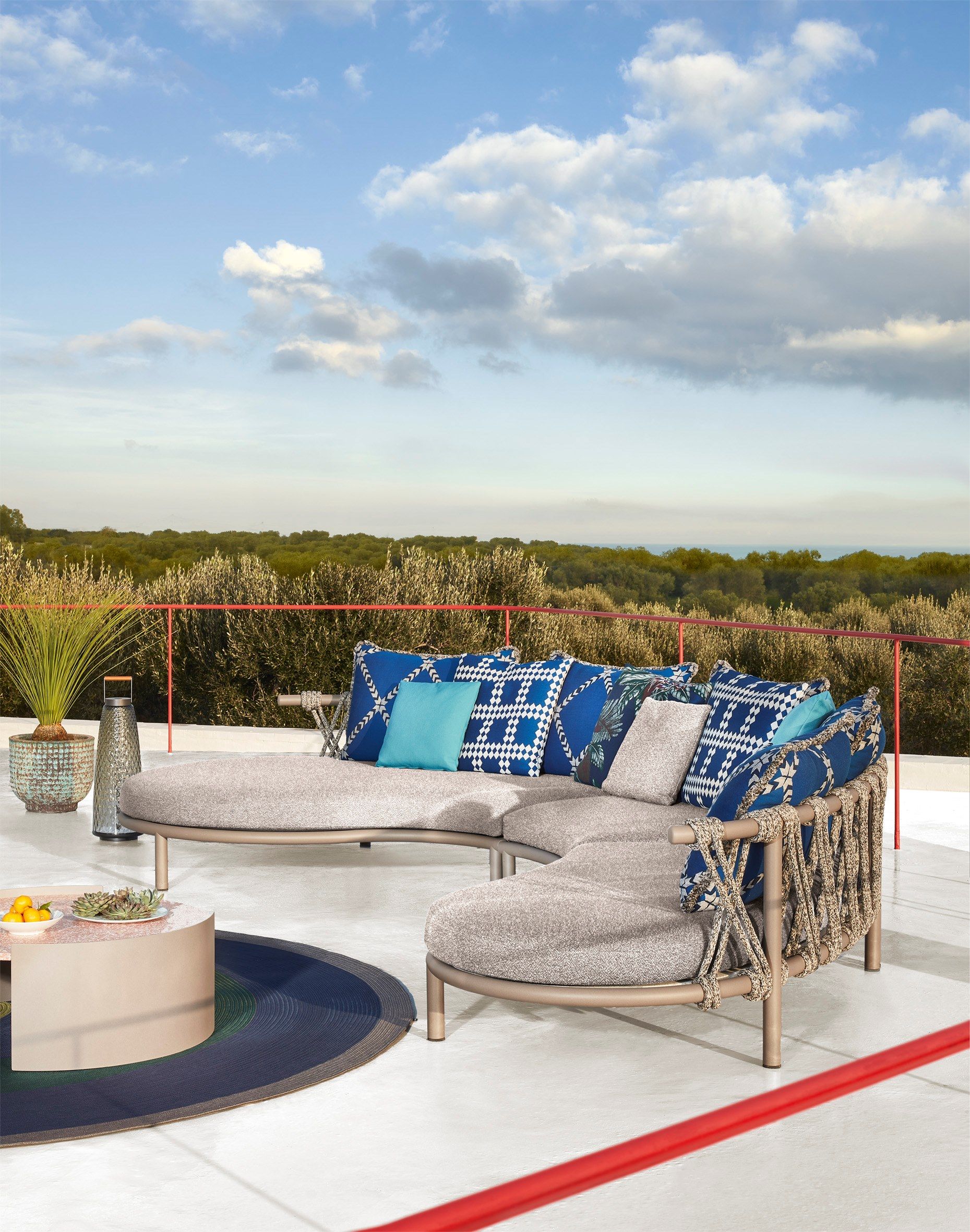 Модульный садовый диван CASSINA Trampoline ARCH-00122194 - Вид №6