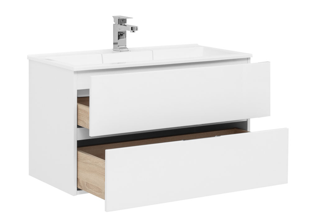 Тумба под раковину Aquanet Алвита 90 белый 00235340 - Вид №1