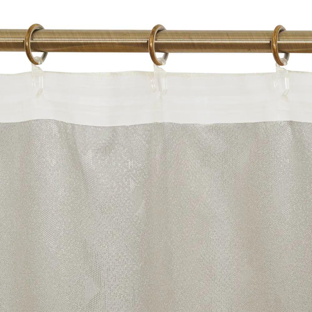 Штора на ленте Анже 200x280 см цвет молочный MIAMOZA STLM-2175011 - Вид №3