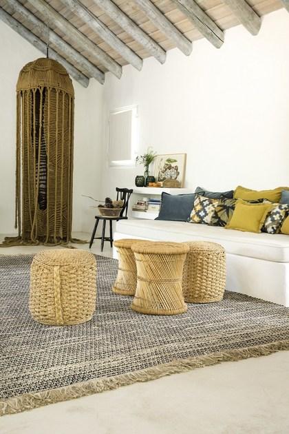 Élitis Подушка из ткани с геометрическим рисунком для диванов sun-id-1369091 - Вид №4