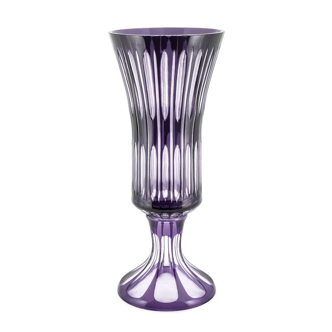 201129-D6 ABHIKA ВАЗА CRYSTAL PLUME H42 D19  - Вид №1