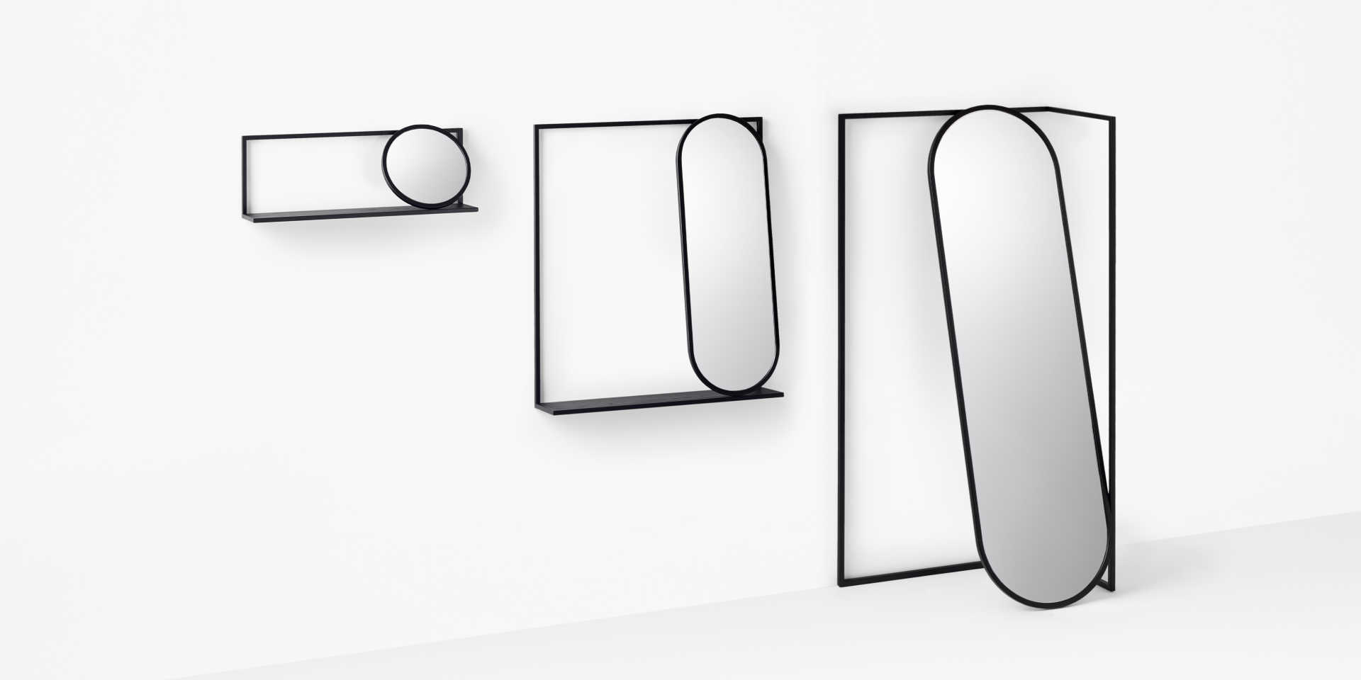 Каркас настенного зеркала маленькое с доской Stellar Works FR-M121-S Frame - Вид №1