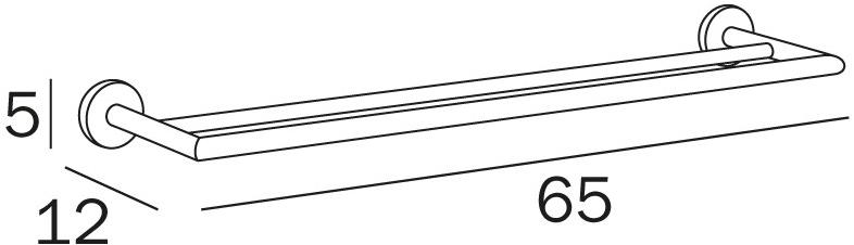 INDA® Вешалка для полотенец из металла Gealuna A1019 - Вид №3