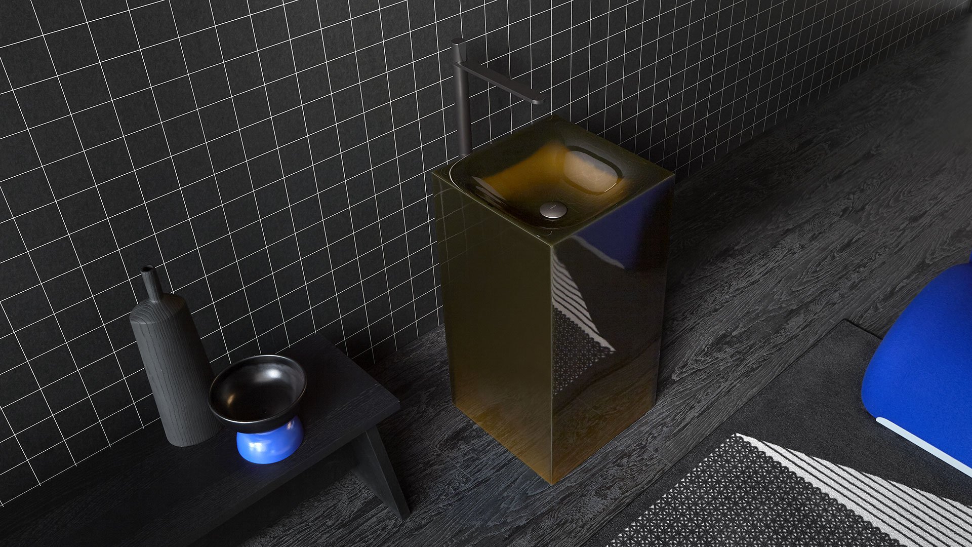 ASTRO E AURA Напольная раковина стоящая прямоугольная Antoniolupi  - Вид №37