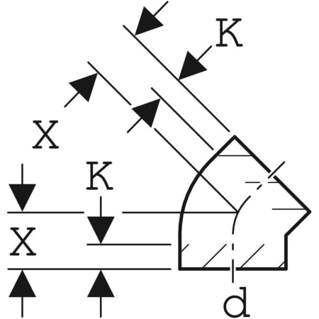 368.088.16.1 Отвод Geberit PE Geberit  - Вид №7