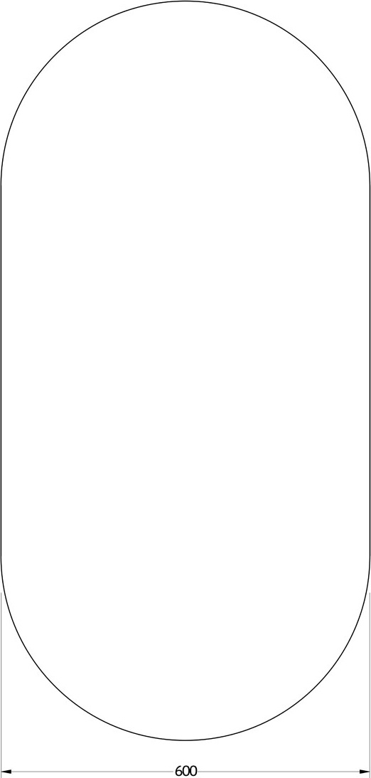 BY 0123 Зеркало со шлифованной кромкой EVOFORM Primary - Вид №1