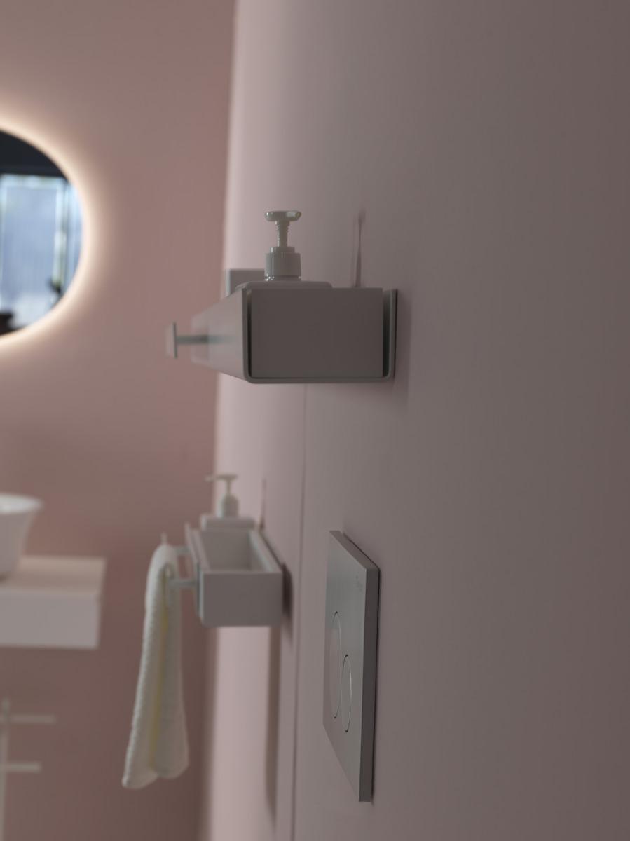 FIMEVE40 - FIMEAS40 Полка рейлинг с держателем полотенца GSG CERAMIC Accessori - Вид №4