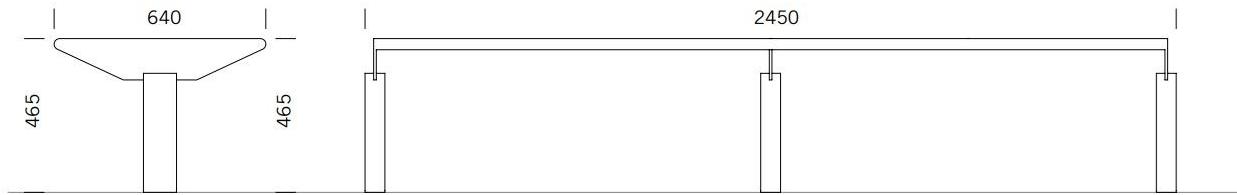 BENKERT BANKE Скамья из нержавеющей стали с подлокотниками без спинки Siardo sun-id-1349158 - Вид №5