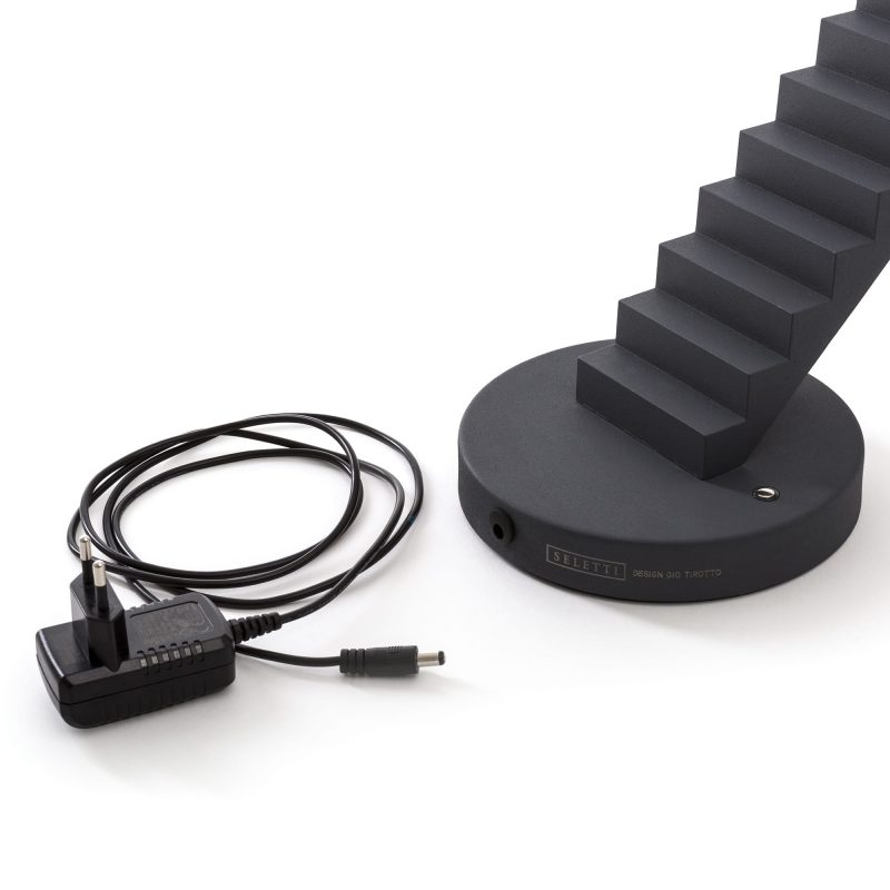 Настольная лампа черная с диммером 37х42 см Verso antracite 01490 ANT SELETTI НЕОБЫЧНЫЕ 00-3882465 Коричневый;черный  - Вид №9