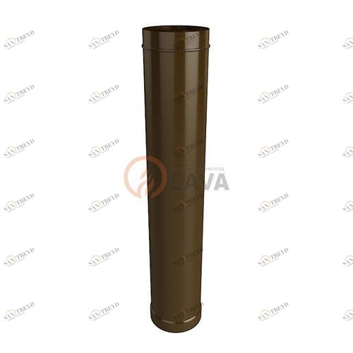Труба-сэндвич LAVA 180/250 мм. 1 м. коричневый (8017) 4325