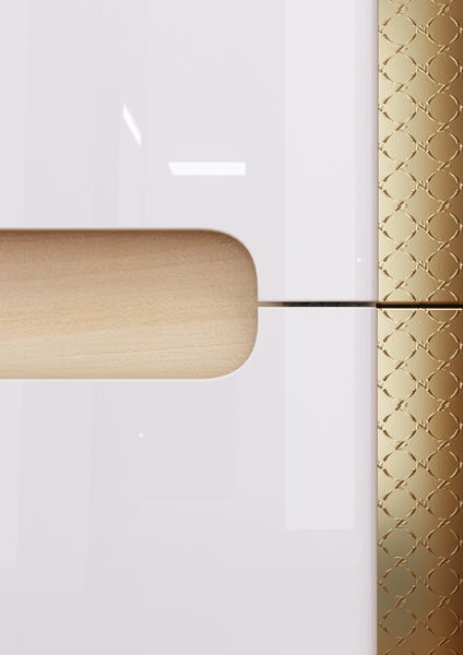 Шкаф боковой SB 350 CLASSIC L латте/белый Ravak X000000941 - Вид №4