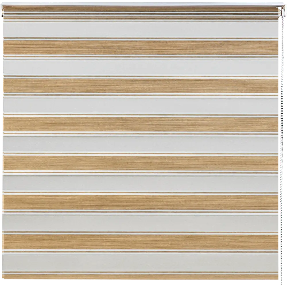 Штора рулонная день-ночь Дэли 55x160 см бежевая MIAMOZA STLM-2208882