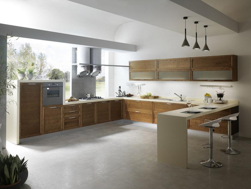 Floritelli Cucine Встроенная кухня Laminam® с полуостровом Free sun-id-1474521 - Вид №4