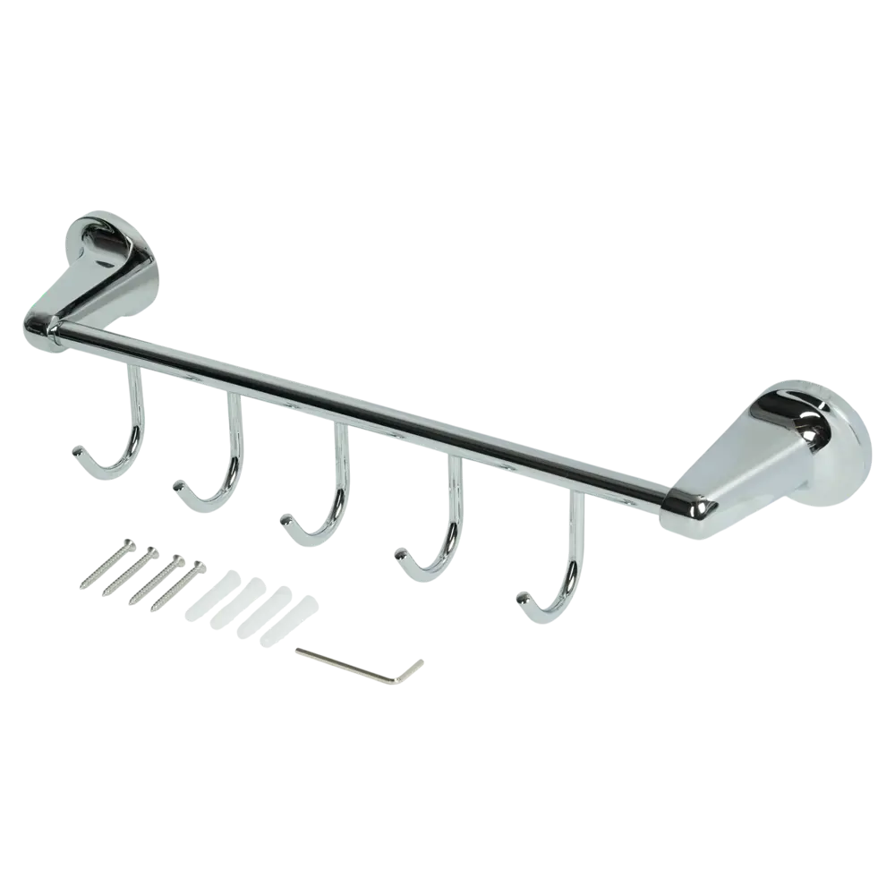 Вешалка Vidage Ангарка металлическая 5 крючков цвет хром STLM-2013540 - Вид №2