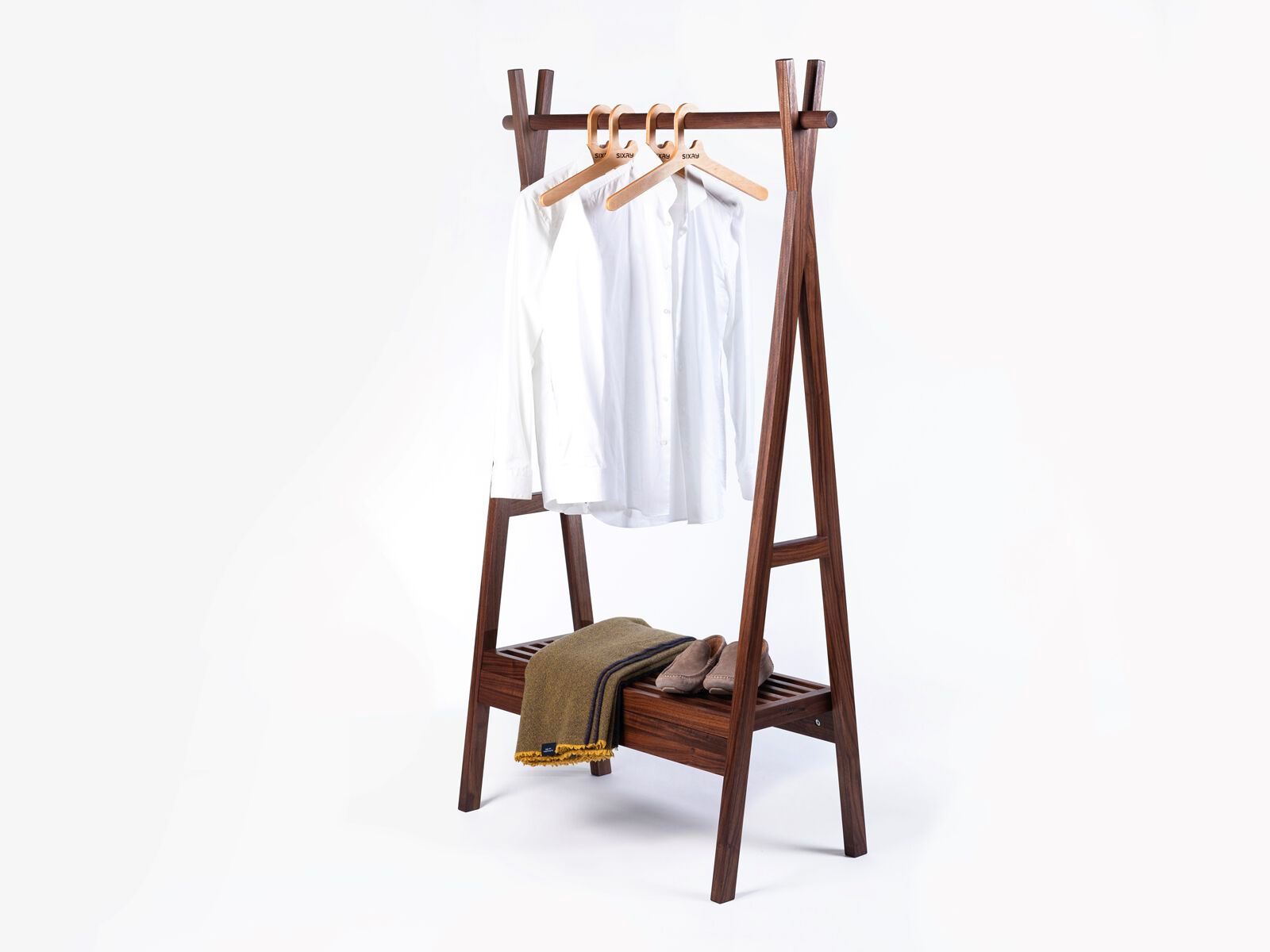 Напольная вешалка из массива дерева sixay furniture Тео ARCH-00139523 - Вид №1