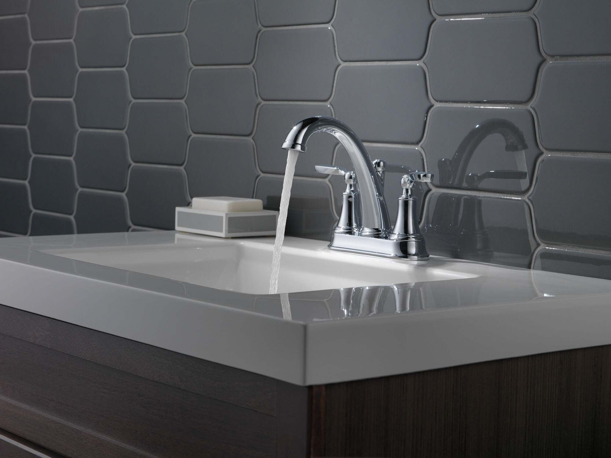 2532LF-TP Смеситель для ванной Delta Faucet Woodhurst Хром  - Вид №1