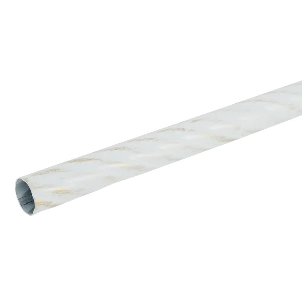 Штанга витая Orbis 240 см, металл, цвет античный белый STLM-2101100