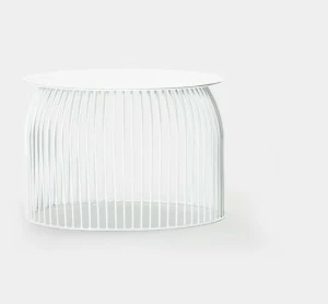 La Cividina Низкий круглый стальной журнальный столик на контракт Turi turi