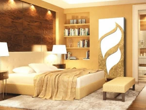 Termo Design Алюминиевый радиатор / декоративный радиатор Doppia piastra - foglia oro