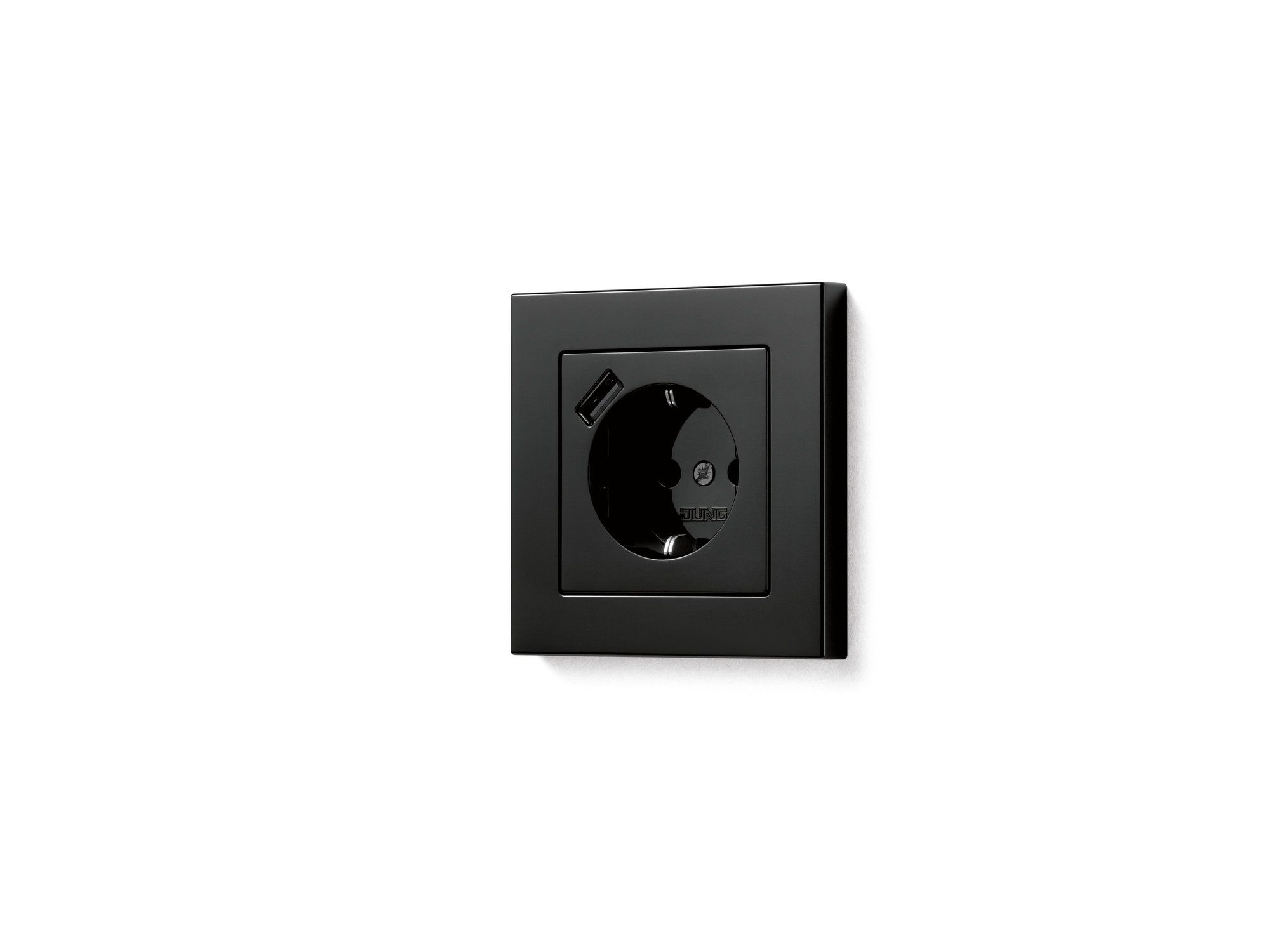 Пластиковая электрическая розетка с USB JUNG A 550 ARCH-00056127 - Вид №1