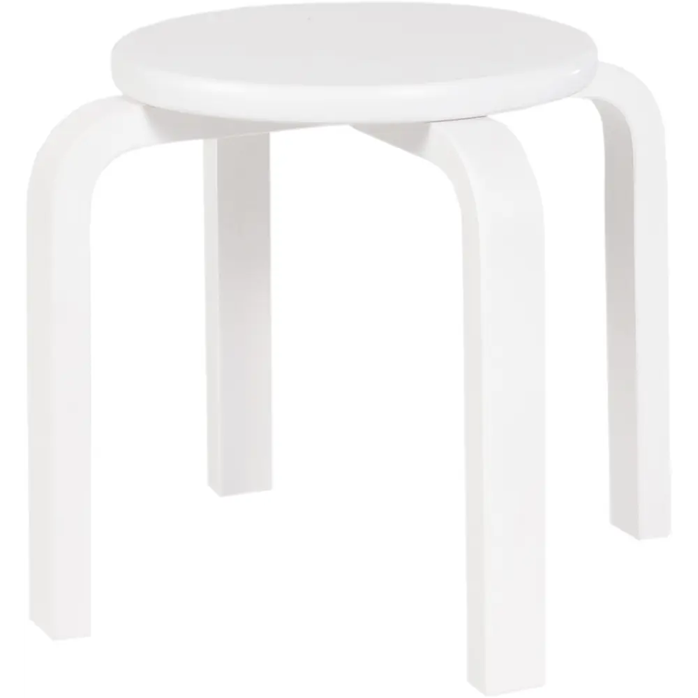 Табурет детский Ромашка 36x26x36 см дерево цвет белый Santreyd STLM-2205449