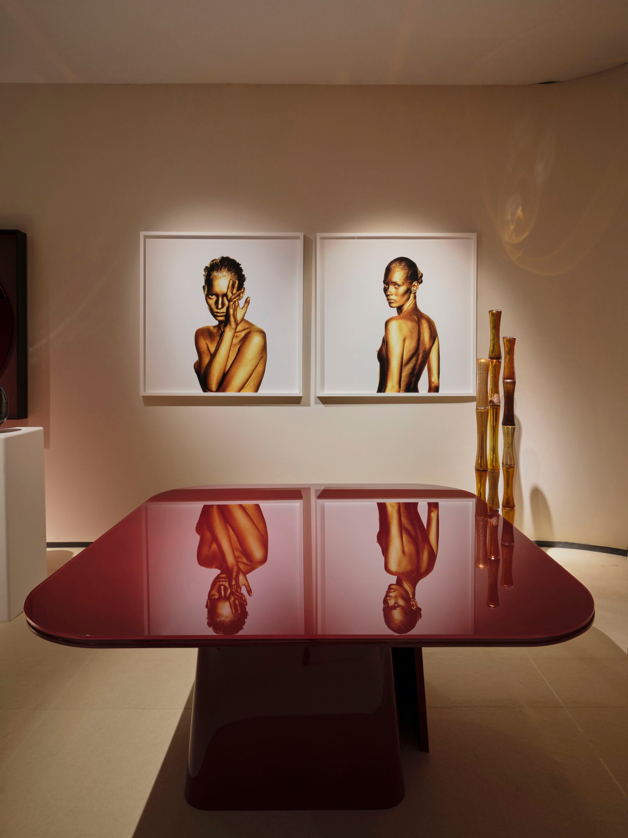 Лакированный деревянный квадратный стол REDA AMALOU DESIGN Limited Edition ARCH-00117561 - Вид №9