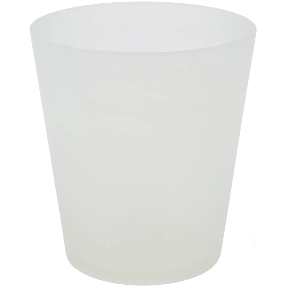 Кашпо для орхидей ø14 h15 см v1 л стекло белый NINA GLASS Бальзамин STLM-2202723