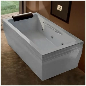 Ванна с гидромассажем серая Gruppo Treesse Blanque 1810 V161B-SX-SE