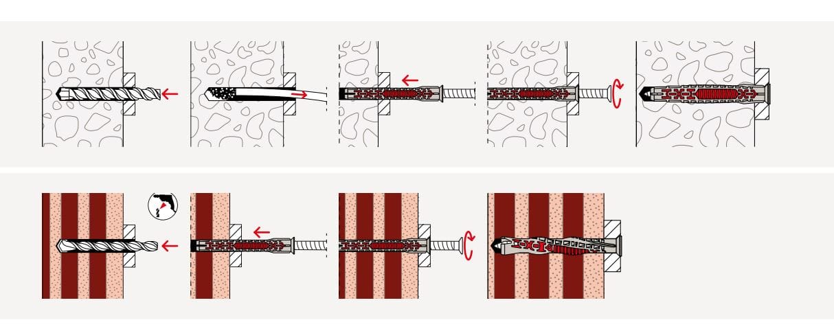 Удлиненный дюбель FISCHER Fischer DUOXPAND-T ARCH-00013763 - Вид №10