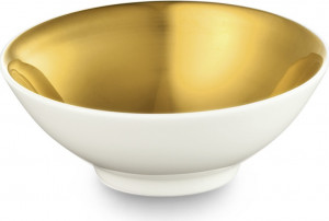 10525568 Dibbern Салатник Dibbern Золотая лихорадка 20см, фарфор Фарфор костяной