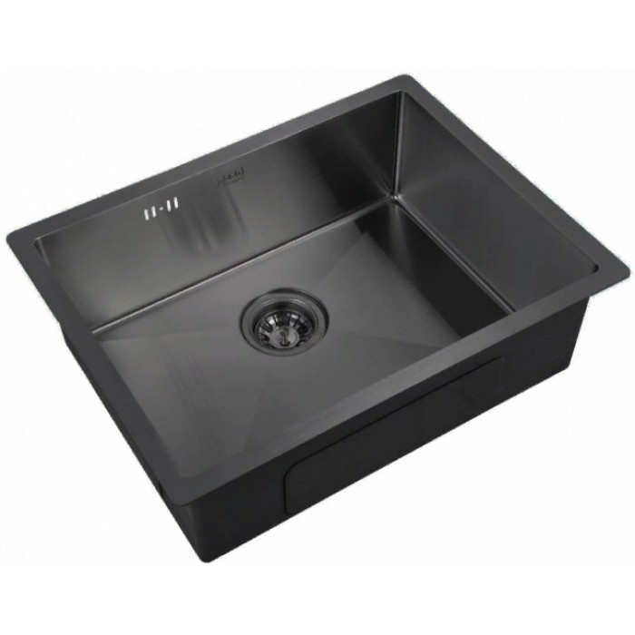 Мойка Zorg INOX-PVD 5844 GRAFIT, Zorg pvd 5844 GRAFIT Мойка кухонная прямоугольная Zorg  - Вид №1