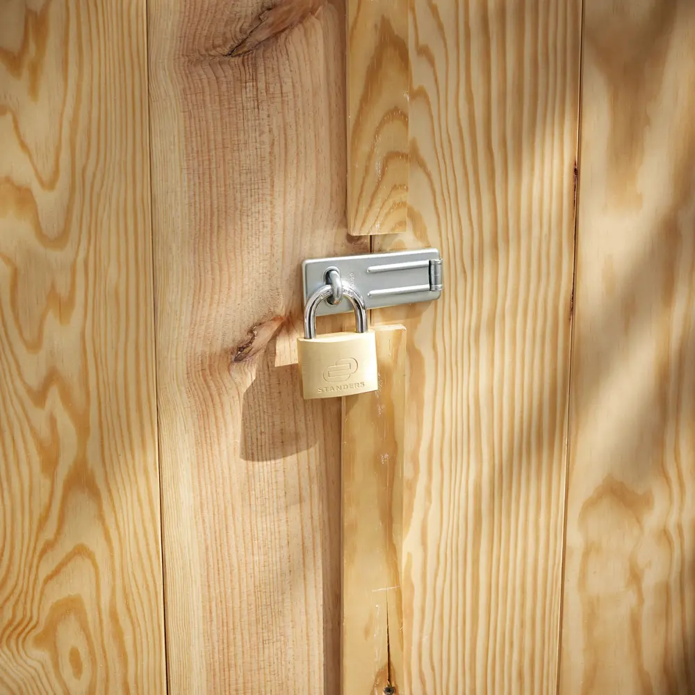 Навесной замок Standers в латунном корпусе с усиленной дужкой 82247255 STLM-0023017 - Вид №4