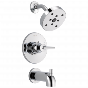 T14459 Monitor® 14 Series H2Okinetic® для ванны и душа Delta Faucet Trinsic Хром
