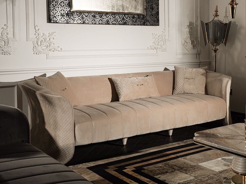 3-местный тканевый диван Zebrano Quintus ARCH-00000878