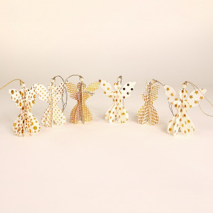 en_ny0067 Набор декоративных елочных украшений angels, 6 шт. EnjoyMe