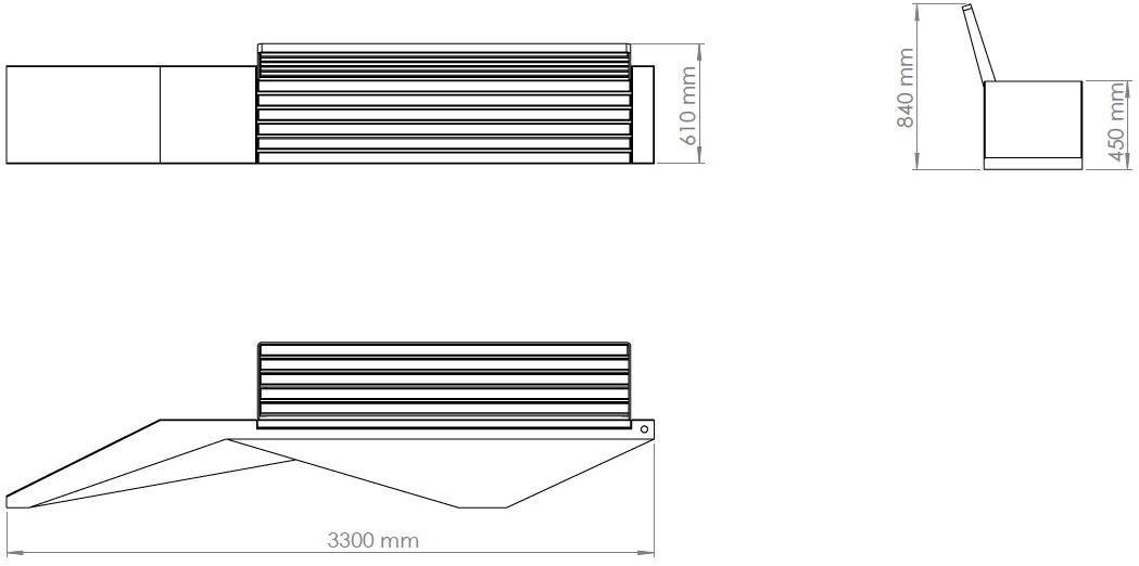 ENCHO ENCHEV - ETE Скамейка из бетона и дерева со спинкой  246  - Вид №4