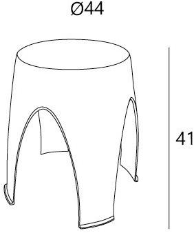 ELITE TO BE Табурет из литого алюминия sun-id-1375155 - Вид №3