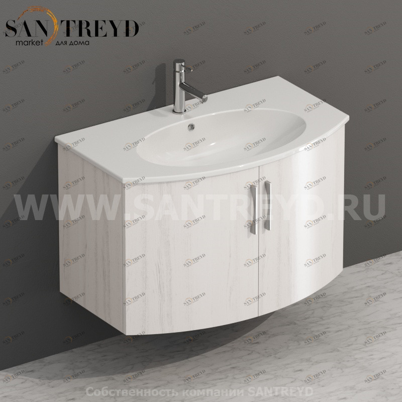 MDMA80Y6065 Тумба с двумя створками 78 см белая Globo 4ALL Италия Ceramica Globo